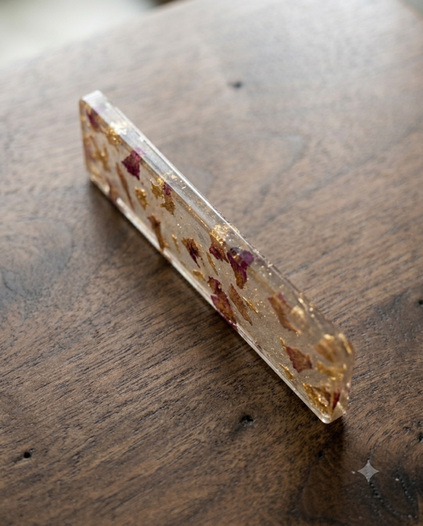 Resin bookmark