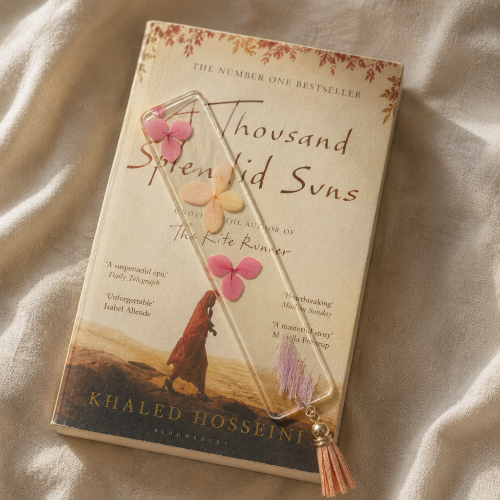 Resin bookmark
