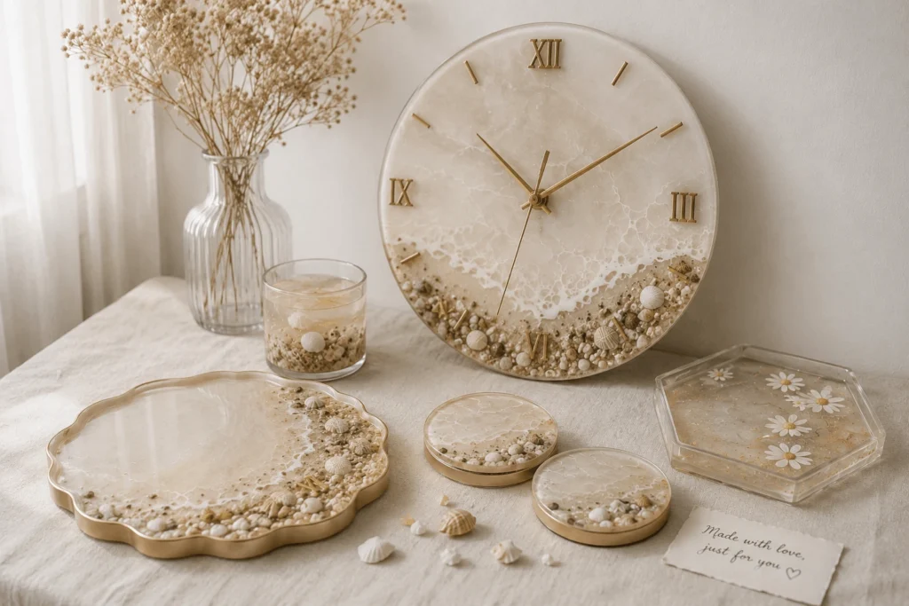 Personalised resin art gifts in India
